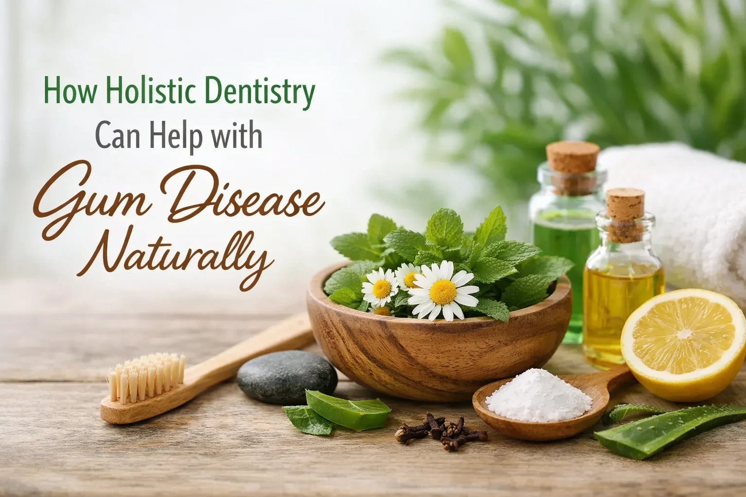 Holistic dentistry for natural gum care