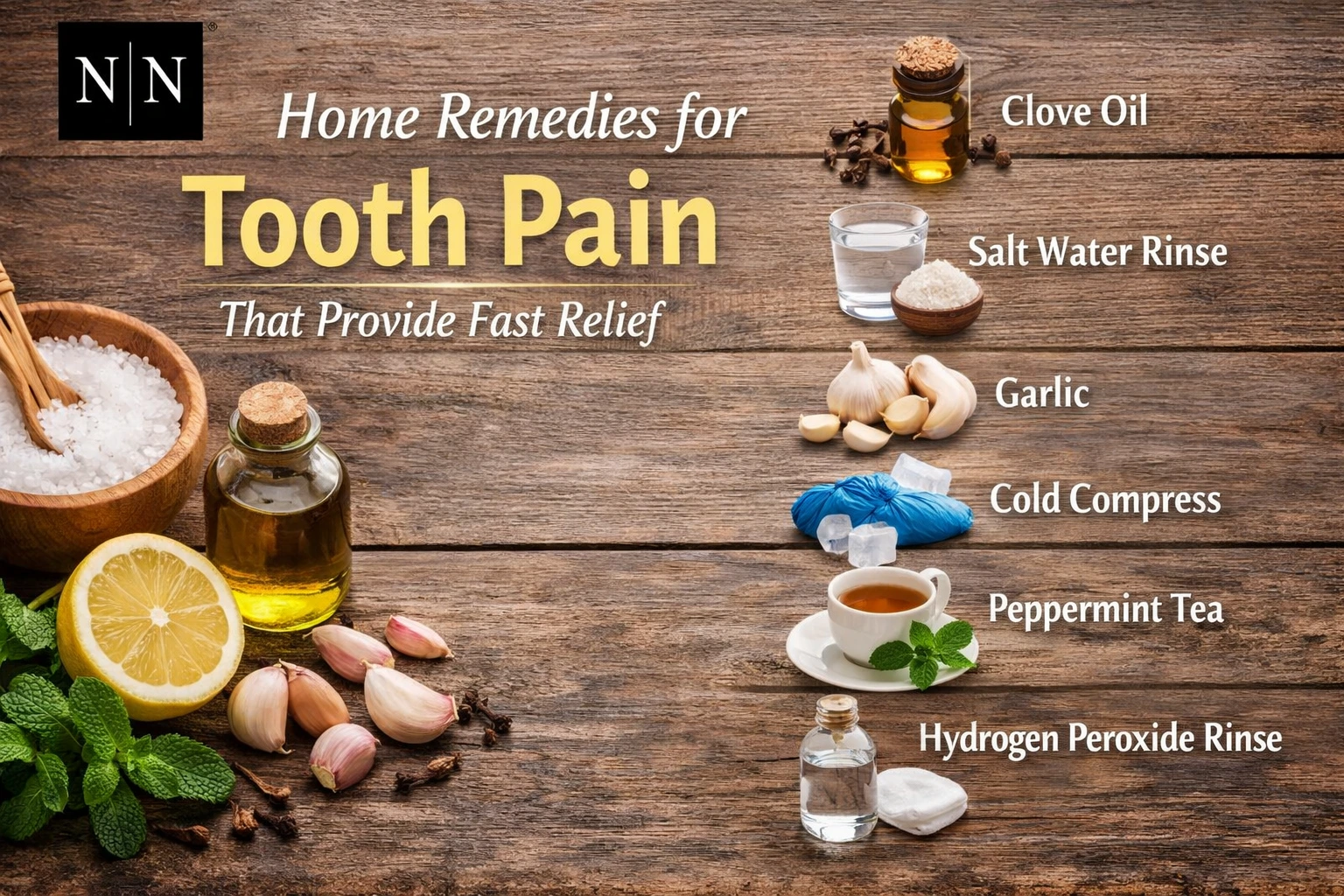Top home remedies for tooth pain