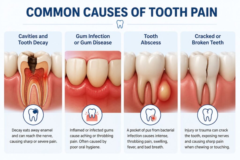 Common Causes of Tooth Pain