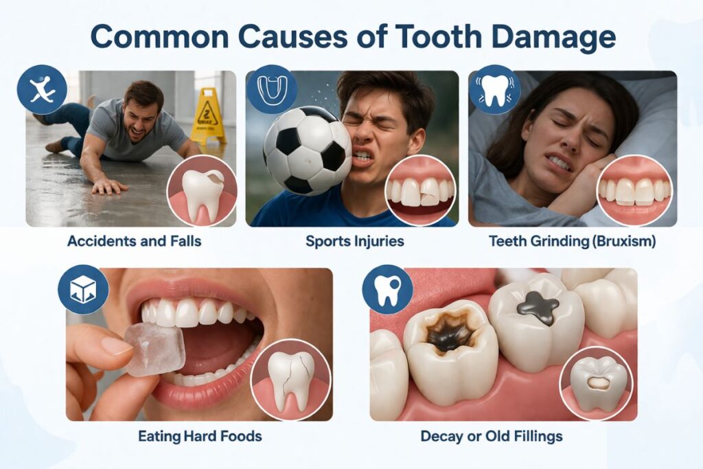 Common Causes of Tooth Damage