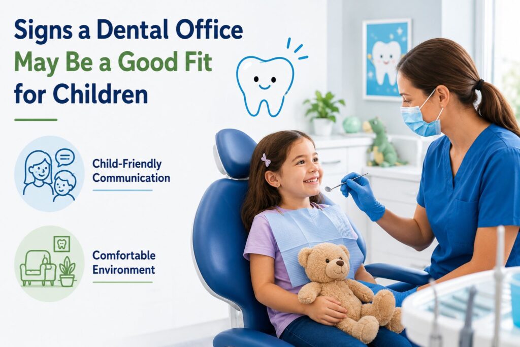 signs a dental office may be a good fit for children